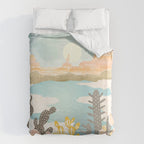 Retro Desert Oasis Duvet Cover Gallery Image 6