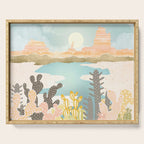 Retro Desert Oasis Serving Tray Gallery Image 1