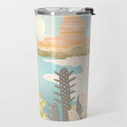 Retro Desert Oasis Travel Mug Gallery Image 2