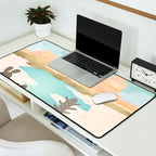 Retro Desert Oasis Desk Mat Gallery Image 2