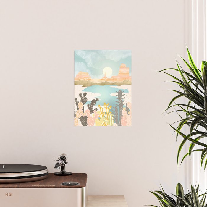 Retro Desert Oasis Poster Gallery Image 2