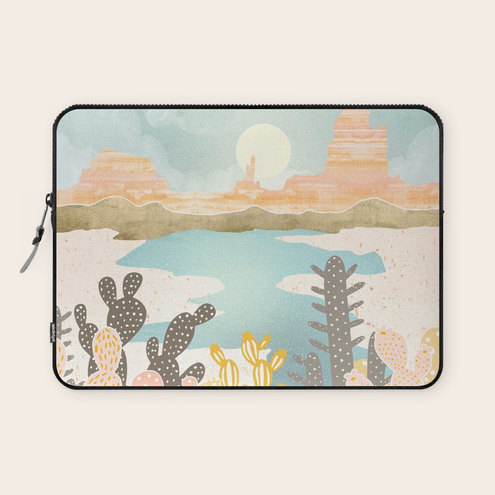 Retro Desert Oasis Laptop Sleeve Gallery Image 1
