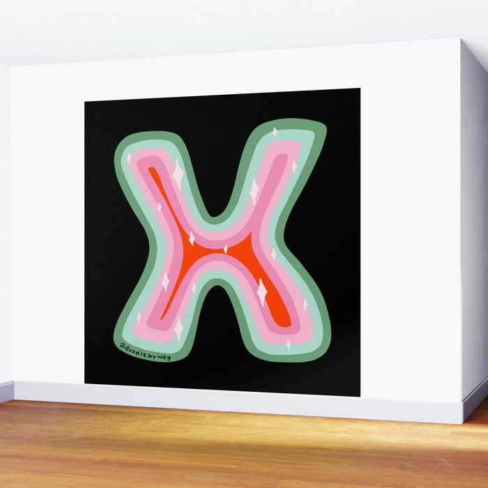 Rainbow X Wall Mural Gallery Image 2