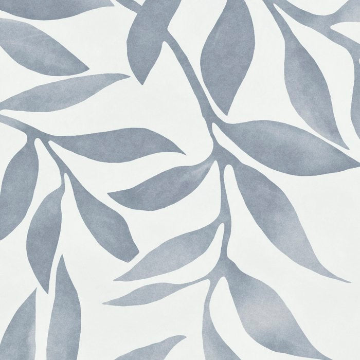 Japandi Calm Neutral Blue Grey Leaf Pattern Coffee Mug Gallery Image 2