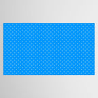White Dots Pattern On Blue Tablecloth Gallery Image 2