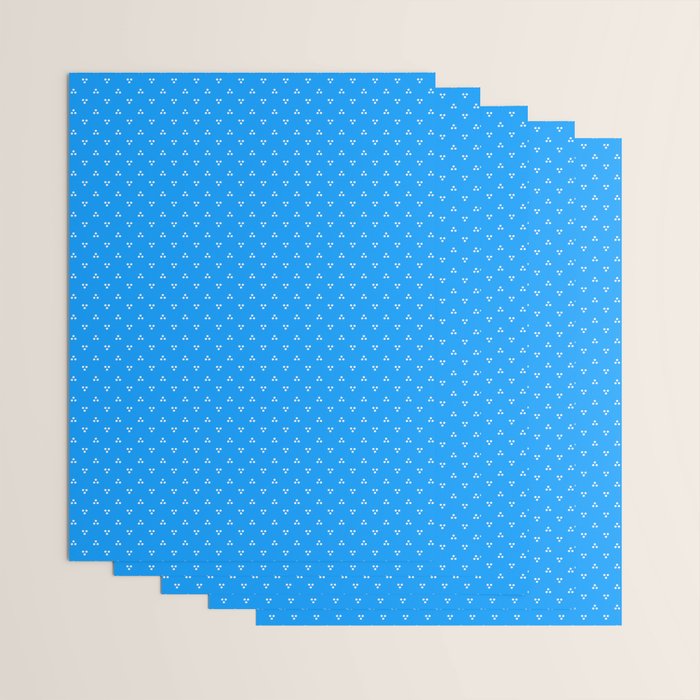 White Dots Pattern On Blue Wrapping Paper Gallery Image 3