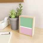 Color Block III Green Pink Mini Art Print Gallery Image 2