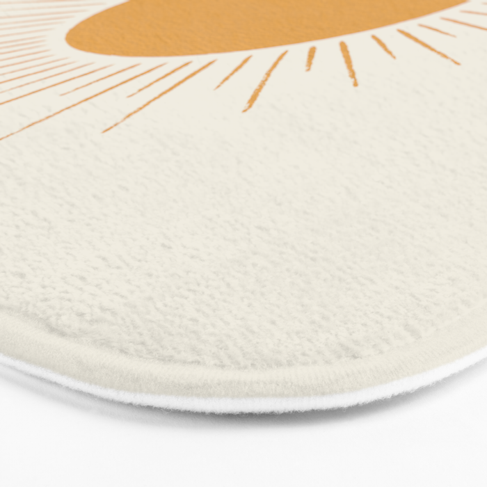 Sunrise Ocean -  Mid Century Modern Style Bath Mat Gallery Image 3