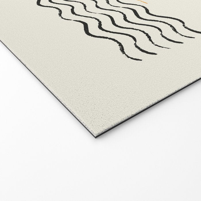 Sunrise Ocean -  Mid Century Modern Style Welcome Mat Gallery Image 2