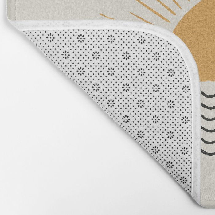 Sunrise Ocean -  Mid Century Modern Style Bath Mat Gallery Image 2