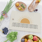 Sunrise Ocean -  Mid Century Modern Style Cutting Board Gallery Image 2