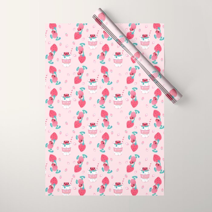 Strawberry poison milk 1 Wrapping Paper Gallery Image 1