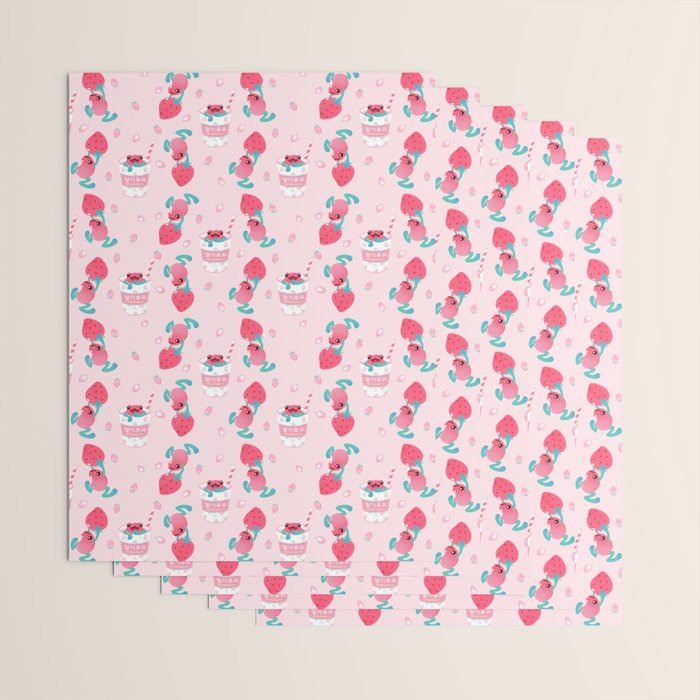 Strawberry poison milk 1 Wrapping Paper Gallery Image 3