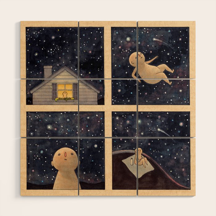 Space Wood Wall Art Gallery Image 1