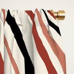 Wavy Stripes XI - Neutral Pink Window Curtain Gallery Image 2