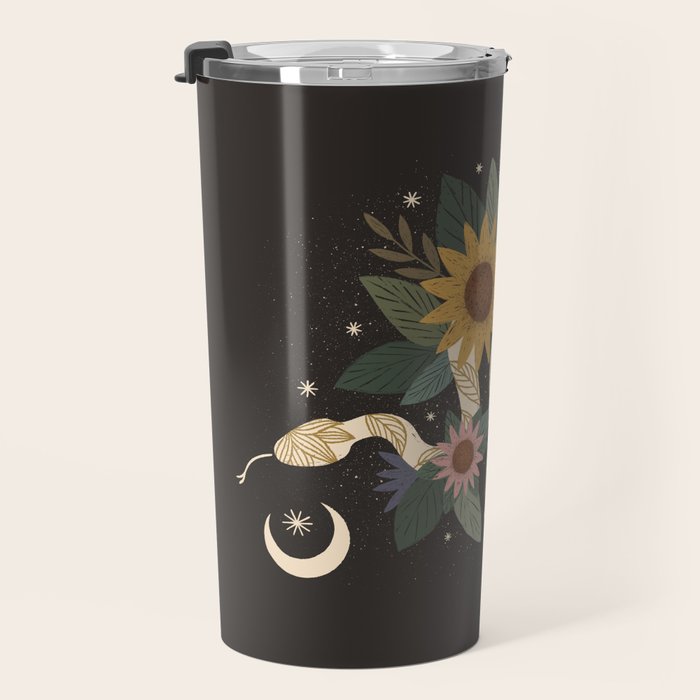 Year of the Snake - Black Travel Mug Gallery Image 3