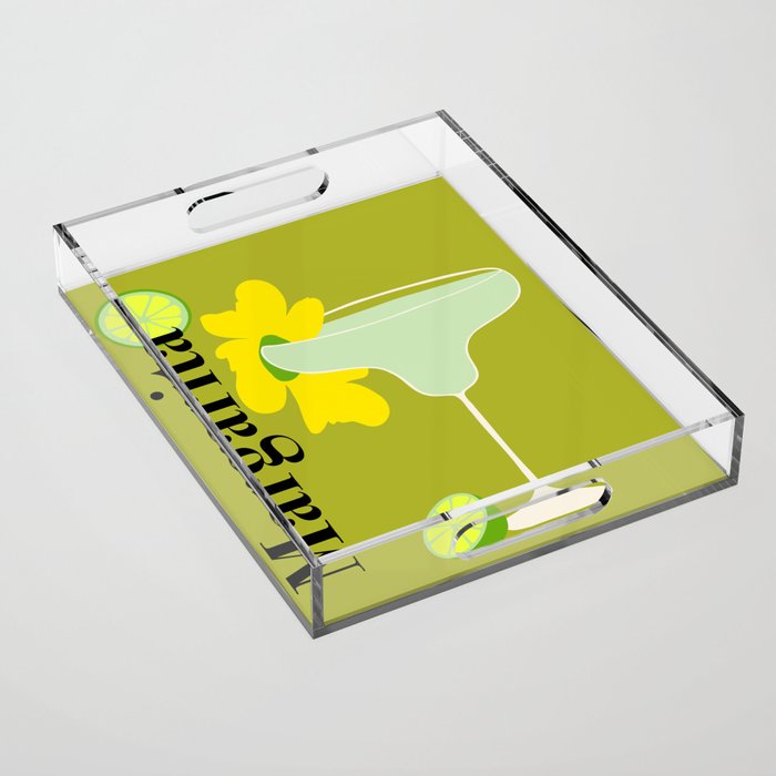 Margarita Cocktail Acrylic Tray Gallery Image 1