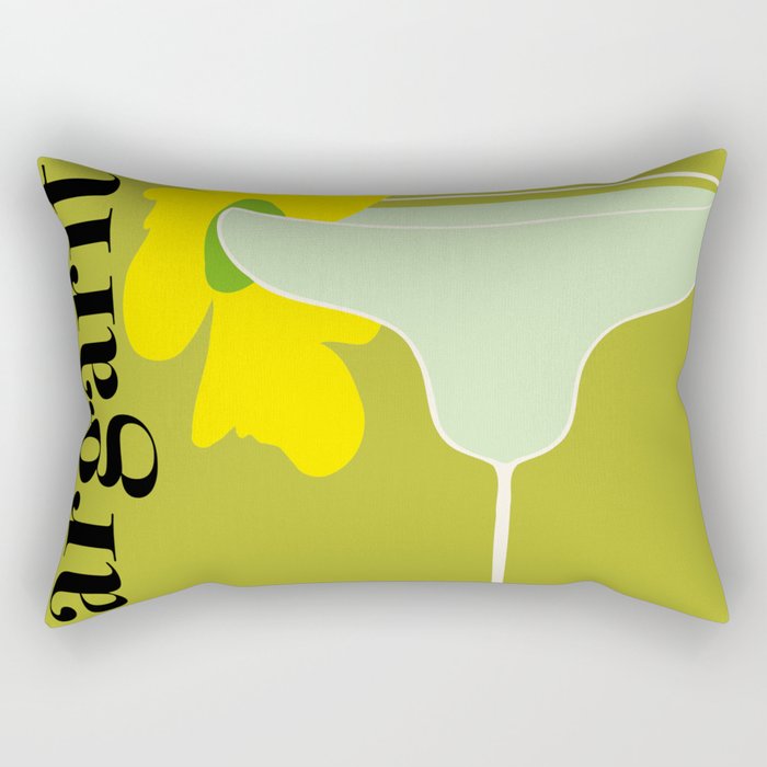 Margarita Cocktail Rectangular Pillow Gallery Image 2
