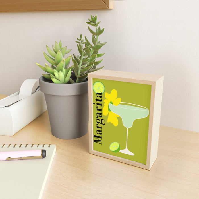 Margarita Cocktail Mini Art Print Gallery Image 2