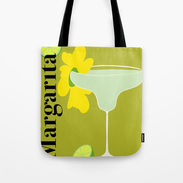 Margarita Cocktail Tote Bag Gallery Image 1
