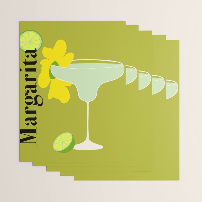 Margarita Cocktail Wrapping Paper Gallery Image 3