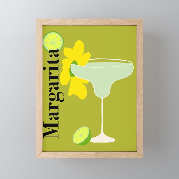 Margarita Cocktail Mini Art Print Gallery Image 1