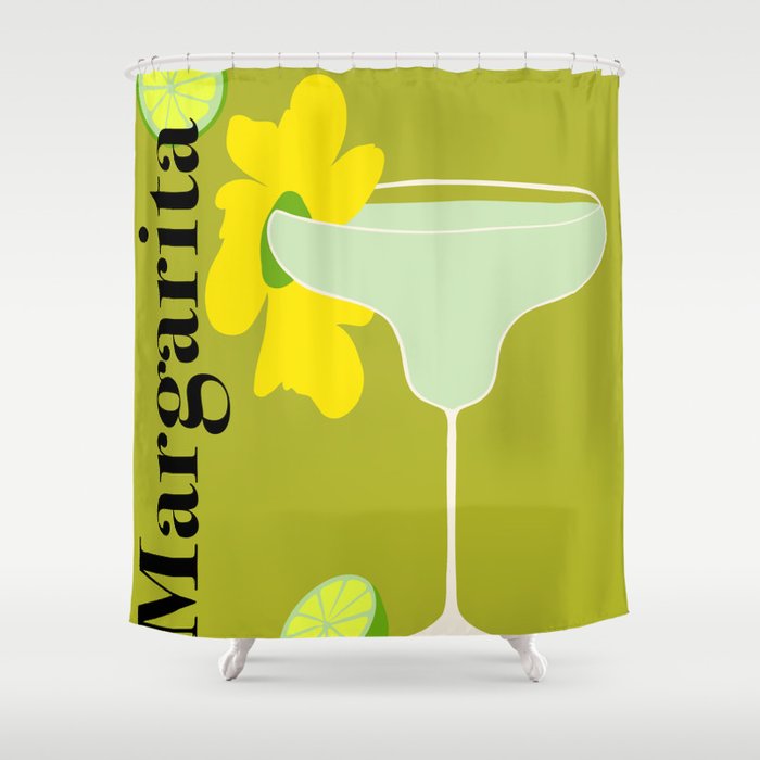 Margarita Cocktail Shower Curtain Gallery Image 1