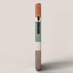 Abstract Earth Tones Organic Shapes iPhone Case Gallery Image 2