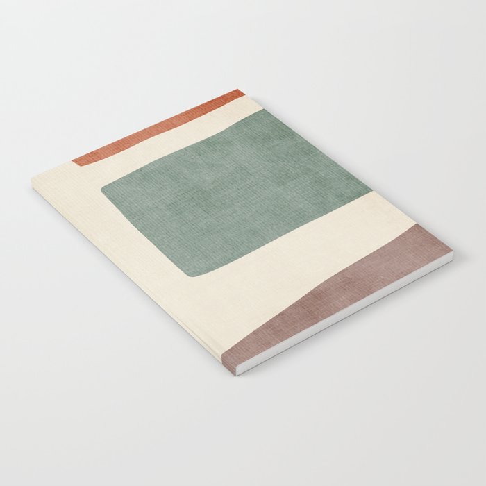 Abstract Earth Tones Organic Shapes Notebook Gallery Image 1