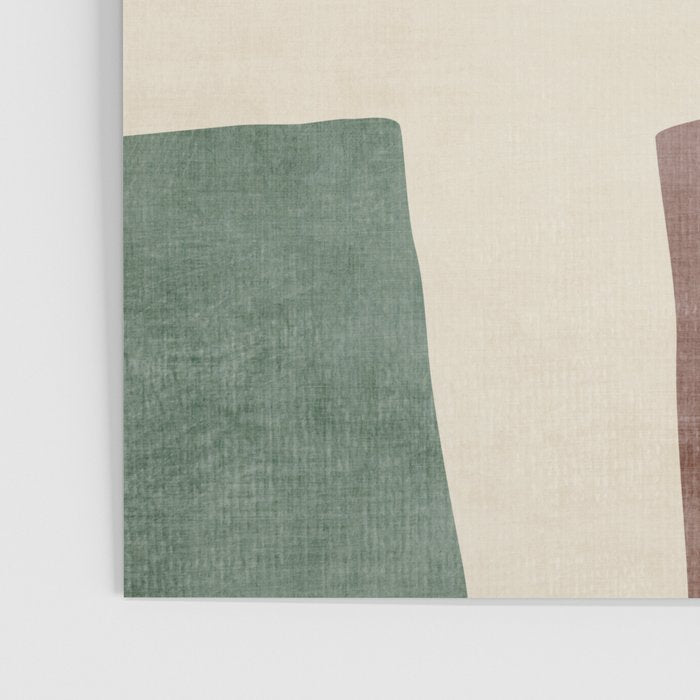 Abstract Earth Tones Organic Shapes Poster Gallery Image 3