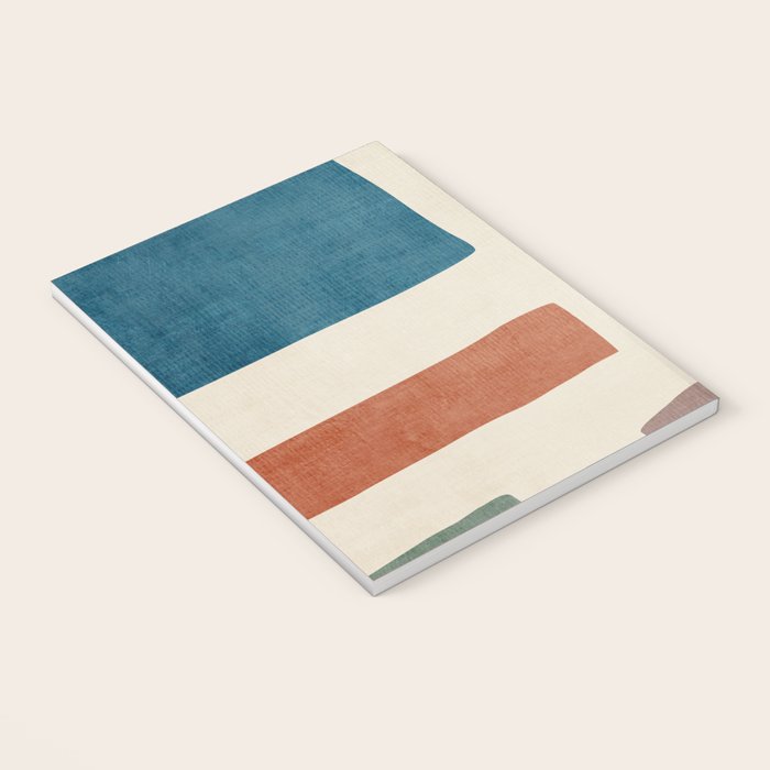 Abstract Earth Tones Organic Shapes Notebook Gallery Image 3