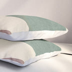 Abstract Earth Tones Organic Shapes Pillow Sham Gallery Image 3