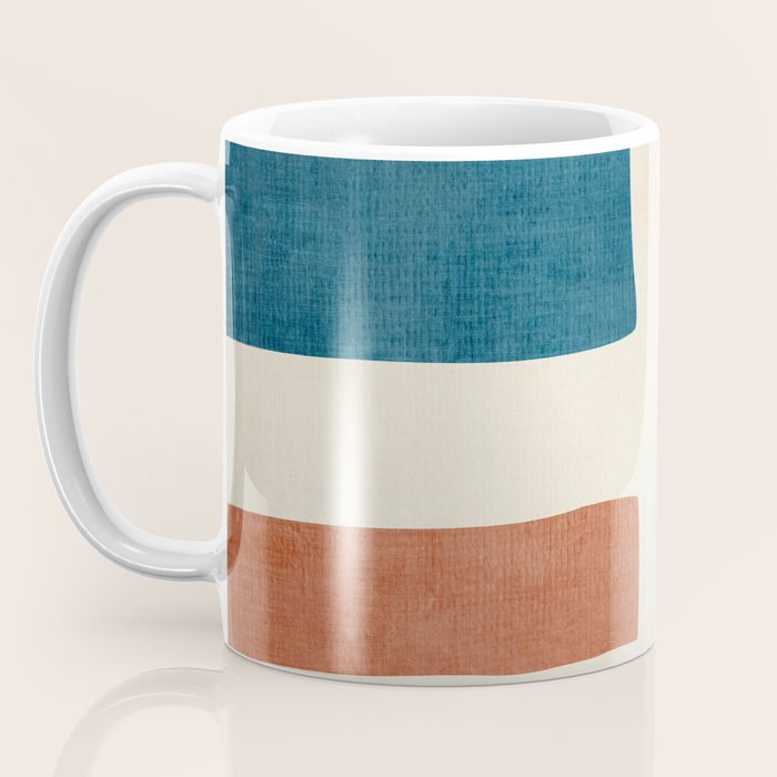 Abstract Earth Tones Organic Shapes Coffee Mug Gallery Image 3