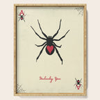 Halloween Black Widow Playing Card Serving Tray Gallery Image 1