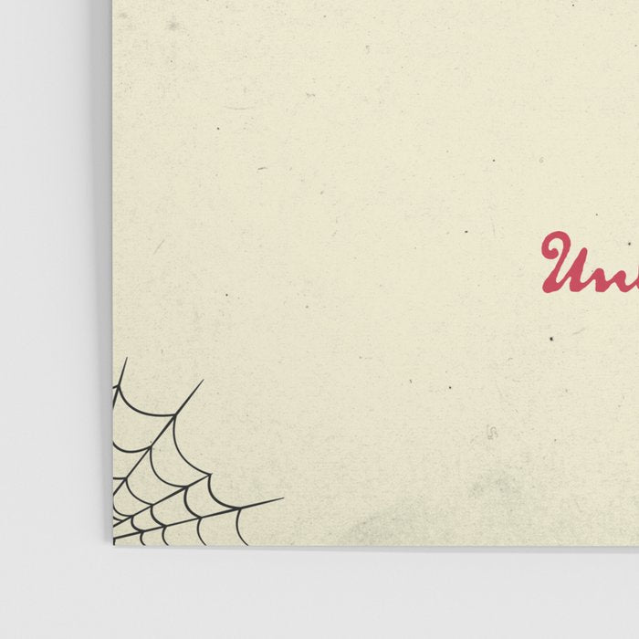Halloween Black Widow Playing Card Poster Gallery Image 3