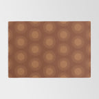 Boho Summer Sun Pattern IX Burnt Red and Orange Rug Gallery Image 2