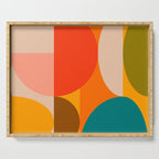 Bauhaus, geometric abstraction 1 Serving Tray Gallery Image 1
