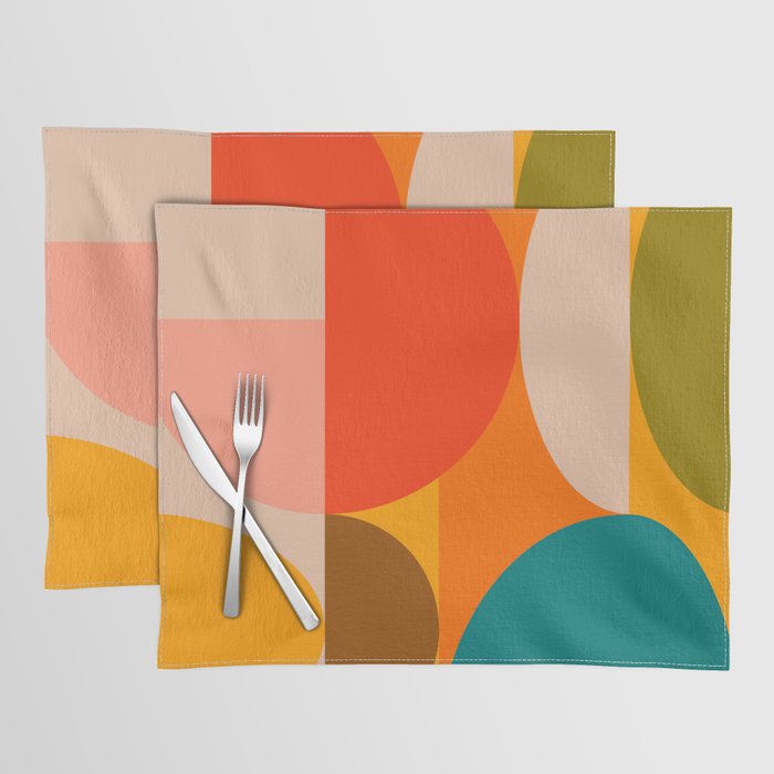 Bauhaus, geometric abstraction 1 Placemat Gallery Image 1