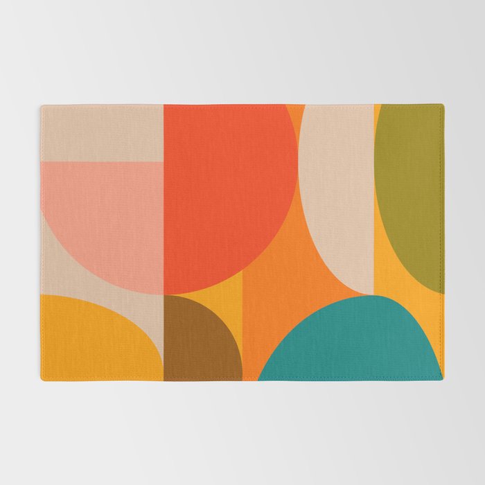 Bauhaus, geometric abstraction 1 Rug Gallery Image 2