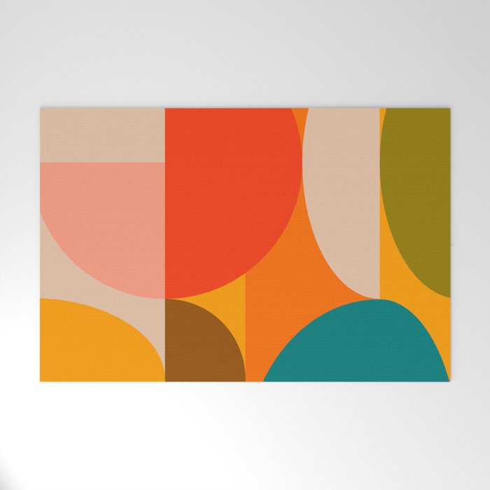 Bauhaus, geometric abstraction 1 Welcome Mat Gallery Image 1