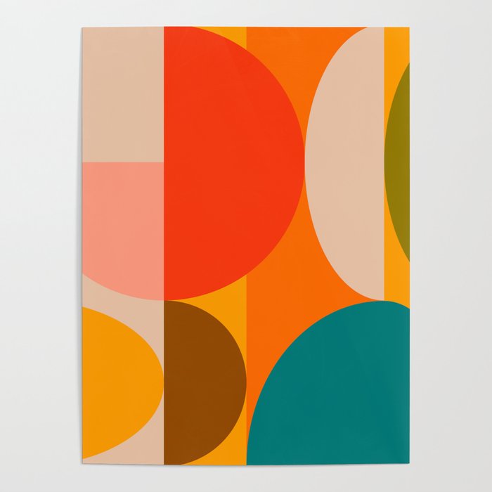 Bauhaus, geometric abstraction 1 Poster Gallery Image 1