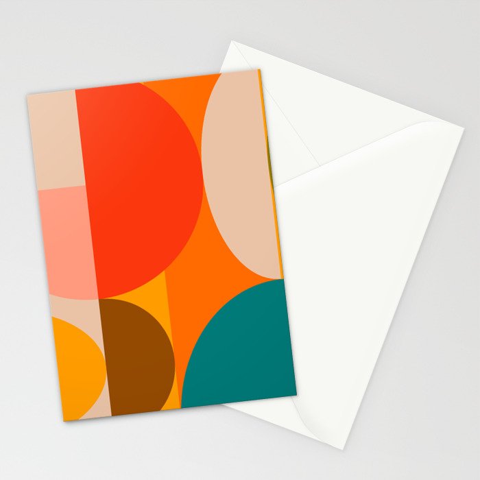 Bauhaus, geometric abstraction 1 Stationery Card Gallery Image 2