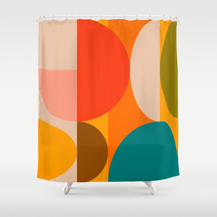Bauhaus, geometric abstraction 1 Shower Curtain Gallery Image 1