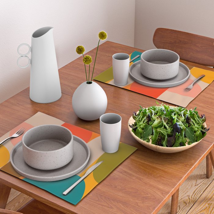 Bauhaus, geometric abstraction 1 Placemat Gallery Image 2