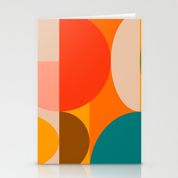 Bauhaus, geometric abstraction 1 Stationery Card Gallery Image 2