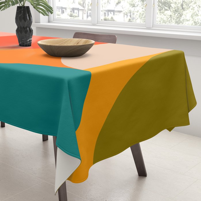 Bauhaus, geometric abstraction 1 Tablecloth Gallery Image 3