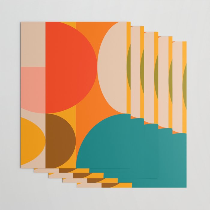 Bauhaus, geometric abstraction 1 Wrapping Paper Gallery Image 3