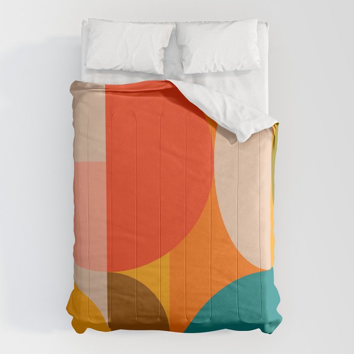 Bauhaus, geometric abstraction 1 Comforter Gallery Image 1