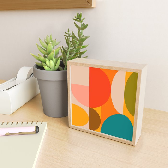 Bauhaus, geometric abstraction 1 Mini Art Print Gallery Image 2