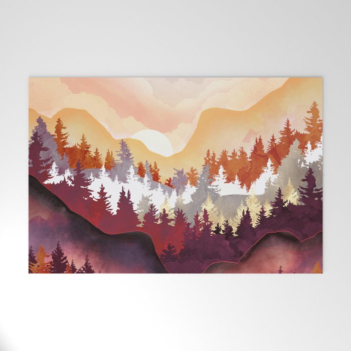 Amber Forest Welcome Mat Gallery Image 1